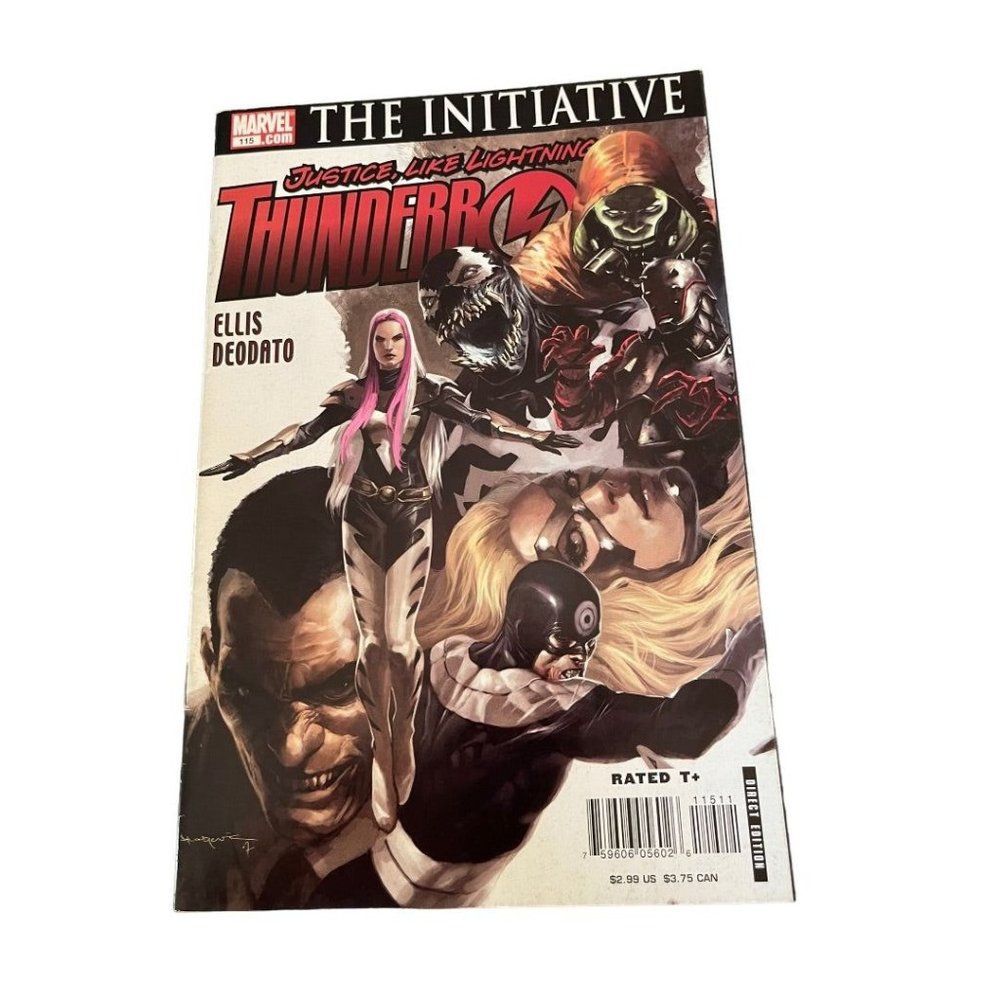 Marvel Thunderbolts #115 Justice Like Lightning The Initiative Ellis Deodate